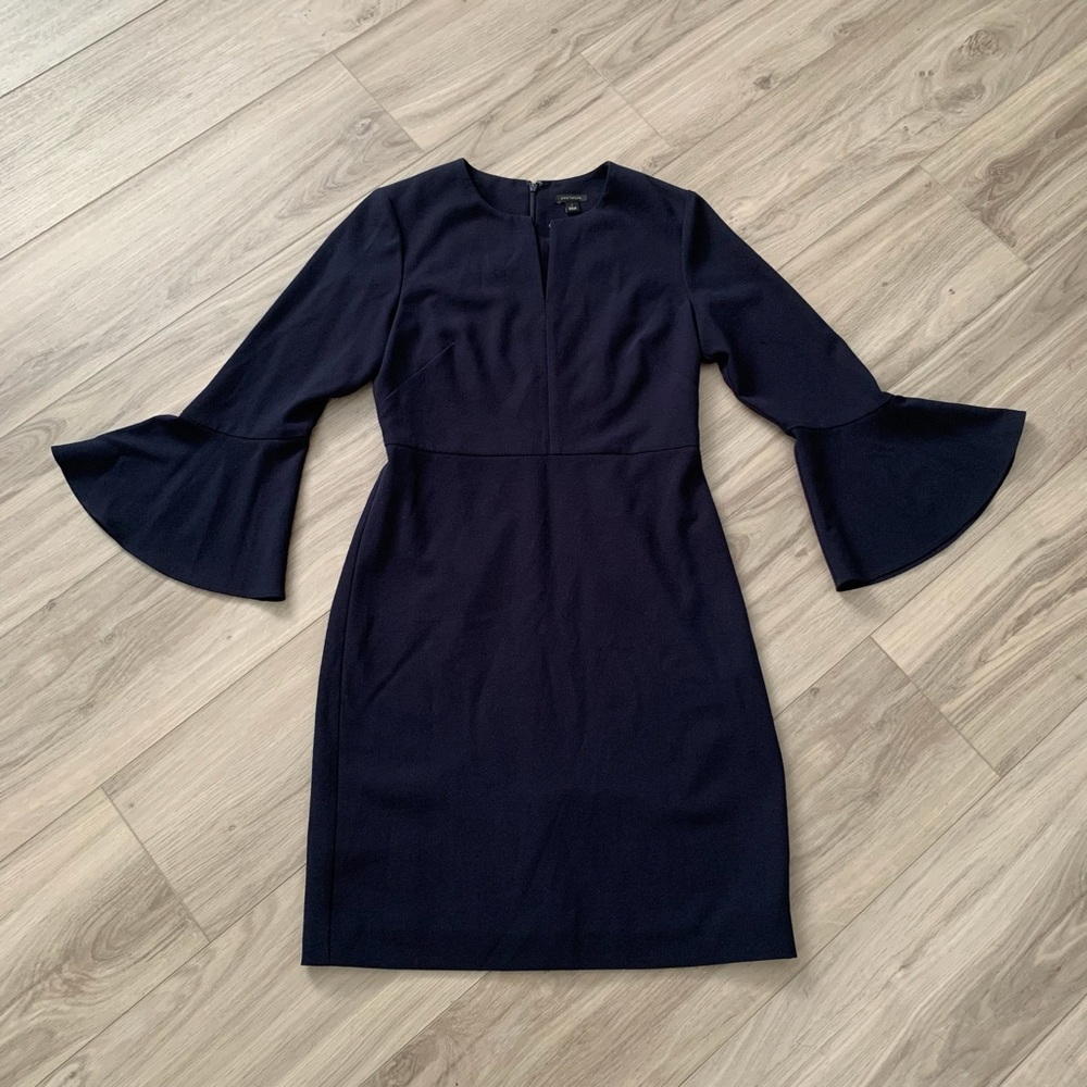 Ann Taylor 3/4 Sleeve Navy Dress | Size 2